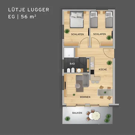 Winkelschiffchen Iii Mit Sauna Apartment *